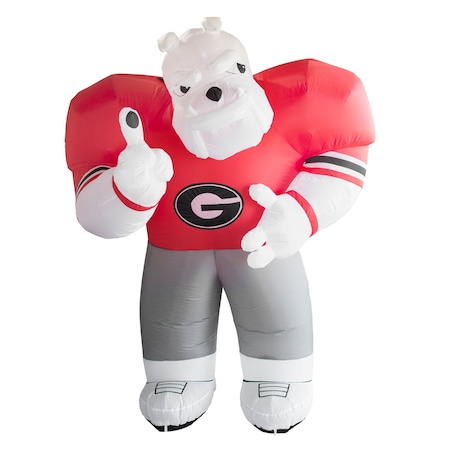 Logo Brands Georgia Yard Inflatable Mascot 142-100-M